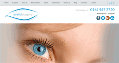 Desktop Screenshot of eyelidsurgery.co.uk