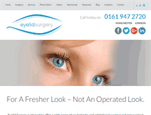 Tablet Screenshot of eyelidsurgery.co.uk